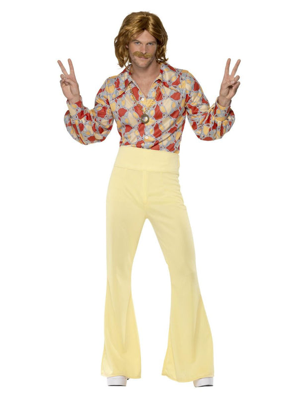 Adult 1960s Groovy Guy Costume, Patterned